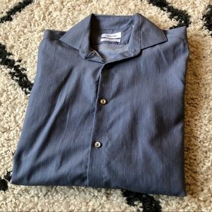 Calvin Klein Button Up - blue/gray